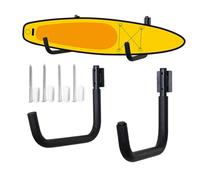 Estante para Kayak, 1 par de organizadores Resistentes, Organizador de Pared para esquí, Paddleboard, Canoa, Wakeboard, Bicicleta, Escalera, Cuerda, Interior, Sala de Estar, Dormitorio