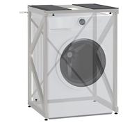 Estante para lavadora caleb metal blanco 60x72x101 cm