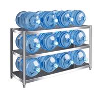 Estante para macetas, estante de pie de acero inoxidable de 3 niveles, mesa de trabajo resistente, soporte de almacenamiento para horno microondas, estante de especias para cocina(120x45x80cm)