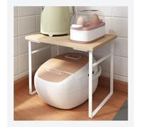 Estante para microondas, soporte para pan, café, ollas y sartenes de cocina, almacenamiento de especias y sartenes, soporte de microondas multifuncional para ahorrar espacio