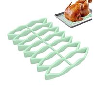 Estante para para horno, rejilla de silicona para cocinar para cocinar, bandeja de hornear doméstica fácil de limpiar para pasteles, pollo, pescado, , verduras, pizza, carne