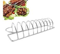 Estante para Parrilla,Rejilla Parrilla Barbacoa Acero Inoxidable - Accesorio De Cocina Apto Para Lavavajillas Parrillas BBQ Jardín Camping Exteriores Parrillas al Aire