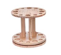 Estante para pesca de madera - 360 grados Rotating Wood Floor Stand Rack, Scratch-Free Fishing Gear Equipment Storage Organizer | For Men Women Shed Boat Truck Kayak Dock Beach Travel Room