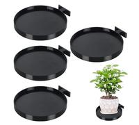Estante para Plantas Montado en la Pared - 4 Piezas, Soporte para Macetas, Estante para Paneles sin Taladros | Macetero colgante interior insonorizado para el hogar, sala de estar, dormitorio, cocina,