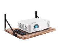 Estante para proyector, 16.2 x 11 Pulgadas (Largo x Ancho), Estante Flotante de Montaje en Pared para Router, Soporte para Estante de Montaje en proyector, Caja de Cable de módem para Xbox Series PS5