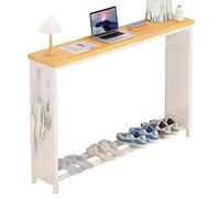 Estante para radiador con un soporte flotante de madera de 20 cm que se puede utilizar como mesa auxiliar de sofá, mesa de almacenamiento, fácil de montar, adecuado para salas de estar familiares