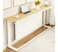 Estante para radiador, mesa auxiliar decorativa de madera para sala de estar, dormitorio, oficina, diseño versátil y elegante