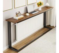 Estante para radiador, mesa auxiliar decorativa de madera para sala de estar, dormitorio, oficina, diseño versátil y elegante