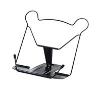 Estante Para Recetas Estante for recetas, soporte for libros de cocina, for mesa ángulo ajustable con Clips página for revistas, imágenes partituras, 2 uds(Black)
