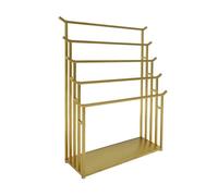 Estante para rollos de tela, expositor comercial grande para rollos de tela, para carretes de película para ventanas de automóviles, con capacidad de 200 kg (blanco, 80 cm de largo) (dorado, 120