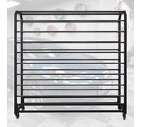 Estante para Rollos de Vinilo, 170 cm de Alto, Resistente, para Tela, Organizador de Acero móvil para Vinilo, Cuero, láminas para Ventanas y Papel Tapiz. Varilla Ajustable y Ruedas bloqueabl