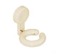 Estante para secador de pelo montado en la pared, 1 paquete de soporte de ventosa ABS para organización ordenada del baño, ahorro de espacio e instalación sin herramientas, diseño moderno elegante