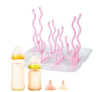 Estante para secar botellas de viaje: secador de agua portátil, plegable vertical, estante para portabebés, diseño plegable que ahorra espacio, fácil almacenamiento | Cocina interior Sala de estar Uso