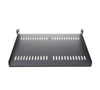 Estante para servidores 1U, bandeja voladiza ventilada de 10 pulgadas, color negro para equipos de 19 pulgadas