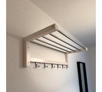 Estante para sombreros IKEA TJUSIG, 79 cm, blanco