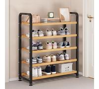 Estante para zapatos para montar e instalar, organizador de zapatos, soporte de almacenamiento de zapatos para armario estrecho resistente, entrada, pasillo, dormitorio, reposapiés ajustable (A 60 x 2
