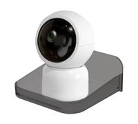 Estante pequeño transparente, estante de pared en miniatura - soporte flotante para cámara de seguridad instalación sin taladrar para apartamento ventana dormitorio inquilino baño | Oficina Bai