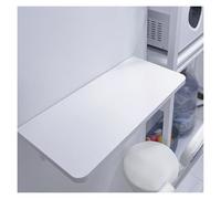 Estante plegable funcional de pared para el hogar, oficina, lavandería, cocina, comedor, color blanco (60 x 30 cm), solución que ahorra espacio para un trabajo eficiente y nización