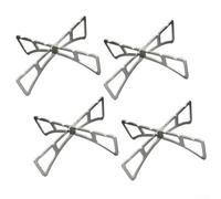 Estante plegable para cocinar al vapor de acero inoxidable tipo cruz para una configuración y almacenamiento rápidos Se adapta a ollas y cacerolas de tamaño estándar