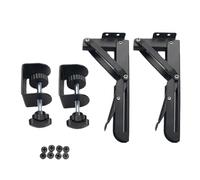Estante plegable para computadora de escritorio, estantes de escritorio, bandeja de teclado, estante de escritorio