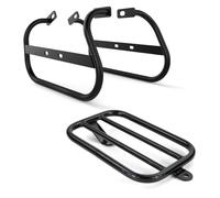 Estante Portaequipajes Trasero, Caja Superior Maletero Motocicleta, Alforjas Laterales Soporte Alforja para Vulcan S para 650 2015-2024