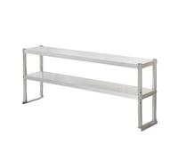 Estante portátil de acero inoxidable de 3 niveles, banco de trabajo de metal versátil para cocina y baño, estante de almacenamiento multiusos, 150 x 30 x 80 cm y elegante