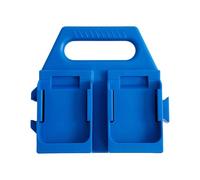 Estante portátil de mano para baterías de litio de 14 V y 18 V, soporte de almacenamiento seguro con fácil instalación para taller, uso doméstico, colgador de montaje de batería