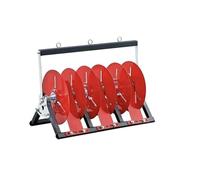 Estante portátil de un solo eje, dispensador de alambre con ruedas, solución de almacenamiento de cables resistente para industria eléctrica y venta al por menor, 51 x 28 x 38 cm, organización de