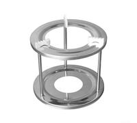 Estante portátil para estufa de gas para fogata, soporte plegable para tostadora, soporte de acero inoxidable para cocinar al aire libre, 13 cm