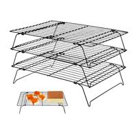 Estante refrigerador para tartas, estante para hornear galletas, bandeja de secado para pizza, estantes refrigeradores apilables para cocinar y hornear para casa de cocina para uso comercial