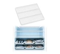 Estante Rejilla Nevera, Organizador de Estante para Supermercado Tienda | Estante de refrigerador de acero al carbono, para vitrinas de supermercado y exhibición grandes(54x45 cm/21.3x17.7 in)