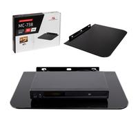 Estante repisa de pared de vidrio soporte de pared estanteria vidrio HIFI DVD