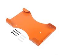 Estante rociador de soplador, soporte de suspensión de ventilador de metal, soporte de gancho de soplador de hojas de mano, revestimiento protector para uso intensivo y condiciones climáticas adversas