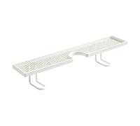 Estante Sobre El Fregadero Para Baño: ABS, Sin Perforación, Contenedores Flotantes De Fácil Drenaje, Para Encimera De Baño, Estante Para Esponja | Inicio Despensa Tocador Armario Escritorio Do