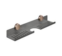 Estante sobre grifo | Punch Free Free Wall Rack de almacenamiento de almacenamiento de acero de carbono | Organizador de taza de succión extraíble | Caddy de ducha para estantes de la pared de baño Pa