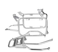 Estante Soporte portaequipajes Motocicleta para R1250GS R1200GS LC Adventure Alforja Portaequipajes Marco De Caja Trasera De Acero Inoxidable 2013-2019(Silver A Set)