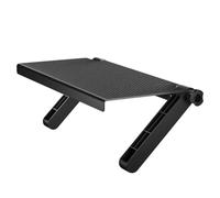 Estante superior de pantalla ajustable que ahorra espacio, soporte de plástico de goma, pantalla ajustable adecuada para la oficina y el hogar para garantizar que tus dispositivos