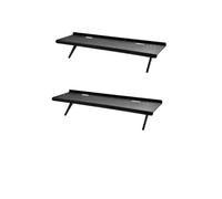Estante Superior de TV Organizador universal ajustable for TV/monitor, estante superior multiusos que ahorra espacio for router, caja multimedia y accesorios de computadora(2Pcs 40cm with hole)