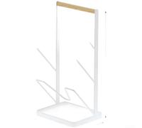 Estante telescópico para tapas de ollas, de acero inoxidable, para armarios de cocina, rango de ancho de 29,7 cm a 57 cm, uso eficiente del espacio de armario y encimera (B)