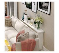 estante trasero del sofá Relleno para el hueco detrás de la mesa del sofá, mesa consola estrecha para la entrada, estante de almacenamiento para la mesita de noche(White,39.4x4x25.6in/100x10x65cm)