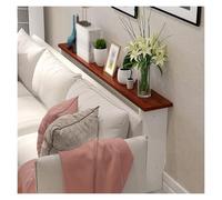 estante trasero del sofá Relleno para el hueco detrás de la mesa del sofá, mesa consola estrecha para la entrada, estante de almacenamiento para la mesita de noche(Teak,47.2x4x25.6in/120x10x65cm)