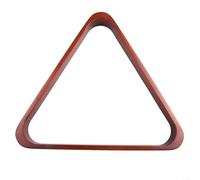 Estante triangular de madera de tamaño estándar para billar y piscina que se adapta a bolas de 57,2 mm de diámetro con precisión