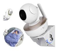 Estante universal de montaje en pared en ángulo ajustable para cámara de monitor de bebé, soportes de montaje en ángulo, se adapta a Arlo, Motorola, Infant Optics DXR-8, HelloBaby y la mayoría de