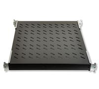 Estante Universal para Armario Rack 19" Extensible 570 mm con 4 enganches Negro