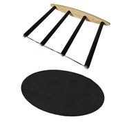 Estante vertical para tablas de surf, estante de madera sostenible para tablas de surf con alfombrilla de goma, estante vertical para tabla de surf para pared, estantes de surf para pared, estantes de