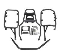 Estante Viaje Portaequipajes Motocicletas Alforja Acero Inoxidable Soporte Carcasa Superior Trasero para F900GS 2024 2025(Black One Set)