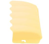Estante y Colgante Plástico de Amarillo Conejos para Chinchilla Cobaya | Diseño Fácil de Limpiar, Reduce Desperdicio de Alimento, Fijación Exterior