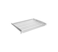Estantería 19 pulgadas 1U G/350 gris (RAL 7035) TN-19-350-1U-GY