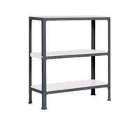 Estanteria 900x800x300 SIMONHOME CLICK MINI 3/300 ANTRACITA/BLANCO marca SIMONRACK