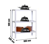 Estanteria 900x800x300 SIMONHOME CLICK MINI 3/300 BLANCO marca SIMONRACK